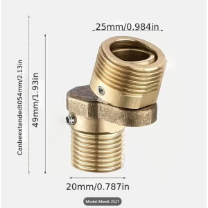 Zestaw adapterów do baterii ściennej - rotacyjny